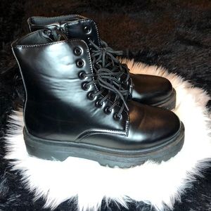 Black Combat Boots